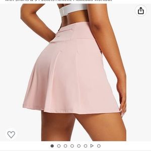 BALEAF Women's 16" Tennis Skirts High Waisted Golf Skort with Shorts & 3 Pockets